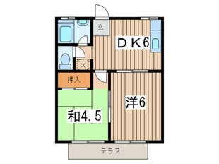 コ－ポナケイＡの物件間取画像